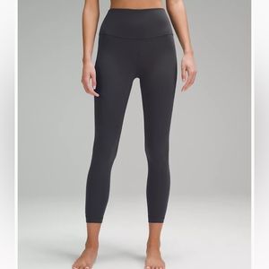 Lululemon align 25” high m-rise graphite gray